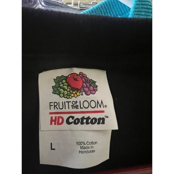 Wolf Native American Dream Catcher Wolves Men Black Graphic T-Shirt Large Cotton - Picture 5 of 6